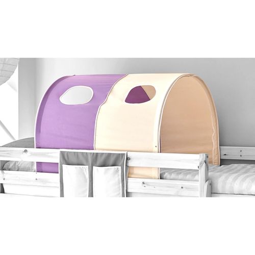 4250393809452 - Ticaa Tunnel für Hoch- und Etagenbetten lila-beige 4250393809452 - Ticaa Tunnel für Hoch- und Etagenbetten lila-beige