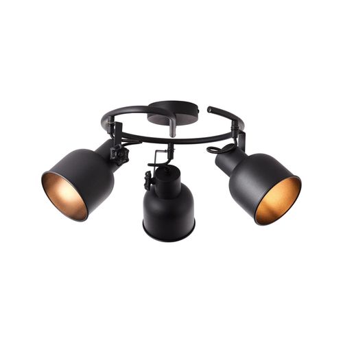 4004353378959 - Lampe Rolet Spotspirale 3flg sand schwarz Metall 3x D45 E14 18WTropfenlampen (nicht enthalten) - schwarz - Brilliant 4004353378959 - Lampe Rolet Spotspirale 3flg sand schwarz Metall 3x D45 E14 18WTropfenlampen (nicht enthalten) - schwarz - Brilliant