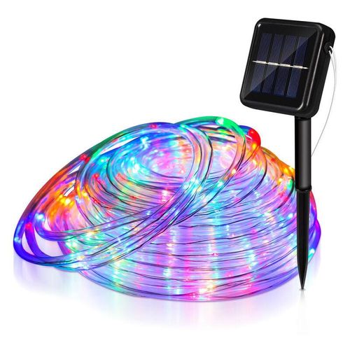 9363092357003 - 22 m Solar Lichterkette Lichtschlauch led Lichterkette 8 Lichtmodi Party Garten Innen Außen Deko Weihnachtsbeleuchtung - Tolletour