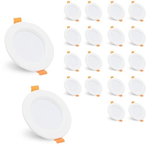 9475631373532 - SWANEW 20X LED Einbaustrahler Spot Warmweiß 5W Set Einbauleuchte Deckenleuchte Strahler IP44