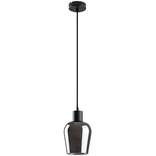 5996595722708 - 72270 Hängeleuchte florian E27 1x max40W Metall schwarz Glas getönt H150cm Ø135cm dimmbar - Rabalux