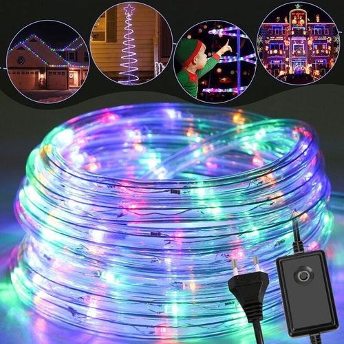 9475631434455 - Wolketon - vingo led Lichtschlauch 10m rgb für Aussen Innen Lichterschlauch Lichterkette Lichtband Partylicht Dekobeleuchtung Weihnachtsbeleuchtung