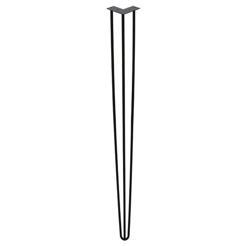 9475631364776 - 4 Stück tischbeine metall 3-Stange Bein 72 cm Tischkufen Haarnadel Tischbein 12 mm Hairpin Legs aus Stahlschwarz - Swanew