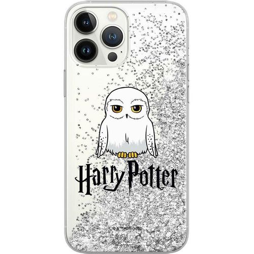 4255763702685 - Disney - Handyhülle HarryPotter-070 Full Print Liquid Glitter Silber kompatibel mit iPhone 13 Mini