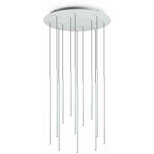 8021696263441 - Idealluxlighting - Ideal Lux filo Dekorative 12-Tropfen-Cluster-Pendel-Deckenleuchte Weiß 3000K