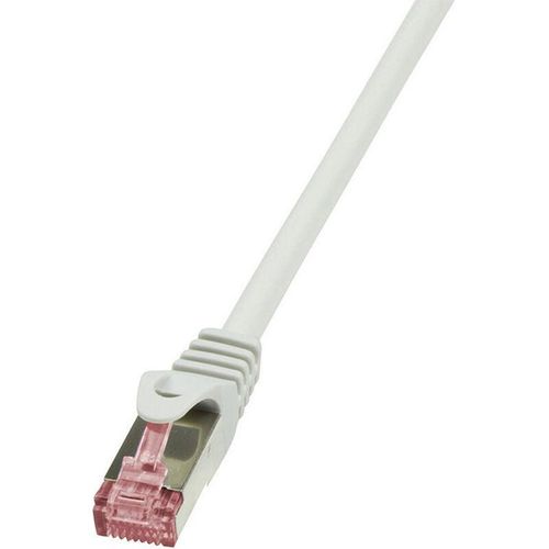 4052792021066 - LogiLink CQ2052S RJ45 Netzwerkkabel Patchkabel CAT 6 S FTP 200 m Grau Flammwidrig mit Rastnasensc