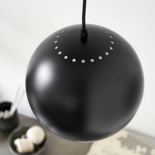 5702410409460 - FRANDSEN Ball Hängelampe Ø 25 cm schwarz matt