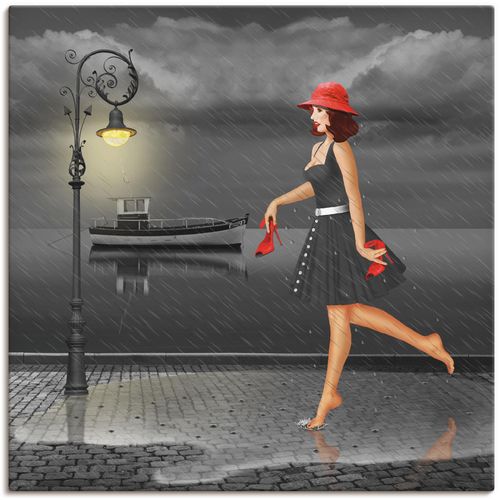 4057738070948 - Wandbild ARTLAND Tanzen im Regen Bilder Gr B H 50 cm x 50 cm Leinwandbild Frau 1 St schwarz Bild Kunstdruck Metallbild Metallbilder Bilder als Alubild Leinwandbild Wandaufkleber oder Poster in versch Größen 4057738070948 - Wandbild ARTLAND Tanzen im Regen Bilder Gr B H 50 cm x 50 cm Leinwandbild Frau 1 St schwarz Bild Kunstdruck Metallbild Metallbilder Bilder als Alubild Leinwandbild Wandaufkleber oder Poster in versch Größen