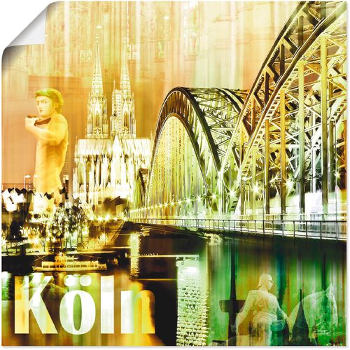4055327572910 - Wandbild ARTLAND Köln Skyline Abstrakte Collage Bilder Gr B H 50 cm x 50 cm Poster Gebäude 1 St gelb Bild Kunstdruck Leinwandbild Kunstdrucke Bilder als Leinwandbild Wandaufkleber oder Poster in versch Größen 4055327572910 - Wandbild ARTLAND Köln Skyline Abstrakte Collage Bilder Gr B H 50 cm x 50 cm Poster Gebäude 1 St gelb Bild Kunstdruck Leinwandbild Kunstdrucke Bilder als Leinwandbild Wandaufkleber oder Poster in versch Größen