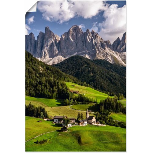 4062144754641 - Wandbild ARTLAND Sommer in Südtirol den Dolomiten Bilder Gr B H 80 cm x 120 cm Poster Berge & Alpenbilder Hochformat 1 St grün Kunstdrucke als Alubild Leinwandbild Wandaufkleber oder Poster in versch Größen 4062144754641 - Wandbild ARTLAND Sommer in Südtirol den Dolomiten Bilder Gr B H 80 cm x 120 cm Poster Berge & Alpenbilder Hochformat 1 St grün Kunstdrucke als Alubild Leinwandbild Wandaufkleber oder Poster in versch Größen