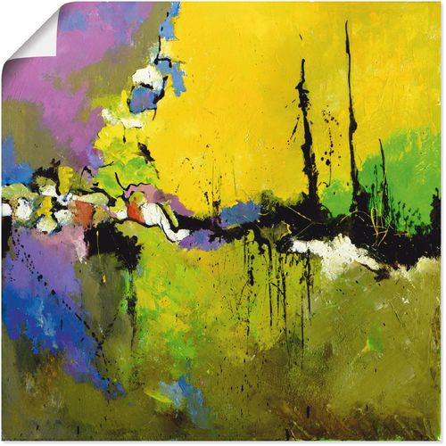 4062144021668 - Wandbild ARTLAND Abstrakt XIX Bilder Gr B H 50 cm x 50 cm Poster Muster quadratisch 1 St bunt Bild Poster Bilder als Alubild Leinwandbild Wandaufkleber oder in versch Größen