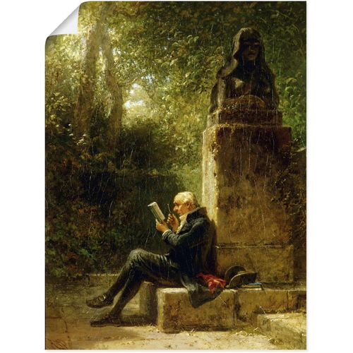 4055327662635 - Wandbild ARTLAND Der Philosoph (Der Leser im Park) Bilder Gr B H 30 cm x 40 cm Poster Mann 1 St grün Bild Poster Bilder als Leinwandbild Wandaufkleber oder in versch Größen 4055327662635 - Wandbild ARTLAND Der Philosoph (Der Leser im Park) Bilder Gr B H 30 cm x 40 cm Poster Mann 1 St grün Bild Poster Bilder als Leinwandbild Wandaufkleber oder in versch Größen