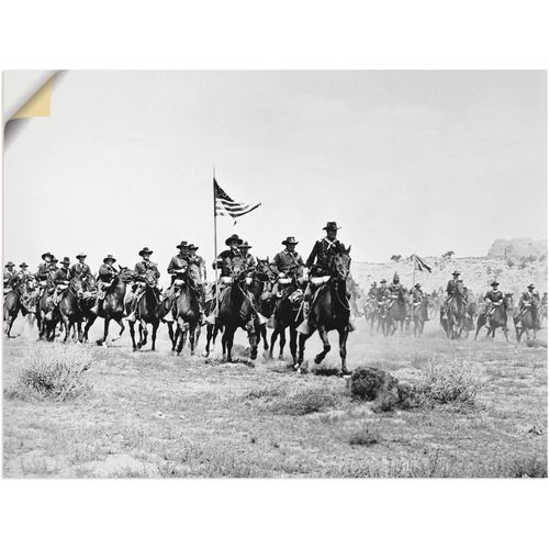 4059745077576 - Wandbild ARTLAND Western Bilder Gr B H 40 cm x 30 cm Wandaufkleber - Vinyl Film Querformat 1 St schwarz Bild Poster Bilder als Alubild Leinwandbild Wandaufkleber oder in versch Größen