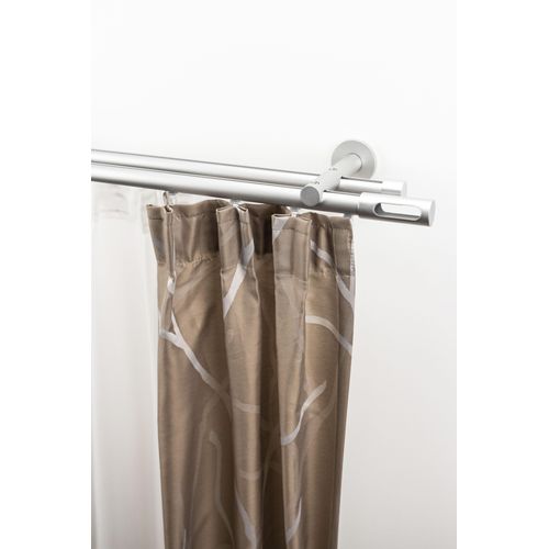 9002777458931 - Gardinenstange GARESA EASY Gardinenstangen Gr B L 67 cm x 430 cm Ø 20 mm 1 St 2 läufig silberfarben Gardinenstangen nach Maß Vorhanggarnitur verlängerbar Wandmontage Knopf m Ausschnitt Alu 9002777458931 - Gardinenstange GARESA EASY Gardinenstangen Gr B L 67 cm x 430 cm Ø 20 mm 1 St 2 läufig silberfarben Gardinenstangen nach Maß Vorhanggarnitur verlängerbar Wandmontage Knopf m Ausschnitt Alu