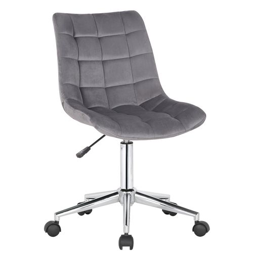 4251756453381 - Bürostuhl Medford Samt I Drehstuhl Für Home-Office I Schreibtischstuhl Höhenverstellbar Mit Drehfunktion Metallgestell Und Rollen