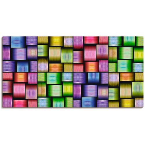 4057738605942 - Wandbild ARTLAND Bunte Muster Bilder Gr B H 60 cm x 30 cm Leinwandbild Muster Querformat 1 St bunt Bild Poster Bilder als Alubild Leinwandbild Wandaufkleber oder in versch Größen