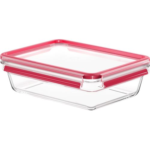 4009049540115 - Emsa Frischhaltedose Clip & Close Glas Rot Glas 20 L rechteckig 197x8x267 cm lebensmittelecht luftdichter Verschluss auslaufsicher 4009049540115 - Emsa Frischhaltedose Clip & Close Glas Rot Glas 20 L rechteckig 197x8x267 cm lebensmittelecht luftdichter Verschluss auslaufsicher