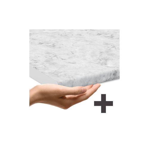4066731403608 - Livinity Unterschrank R-Line Schwarz Beton Anthrazit 60 cm mit Arbeitsplatte Weiß-Marmor 4066731403608 - Livinity Unterschrank R-Line Schwarz Beton Anthrazit 60 cm mit Arbeitsplatte Weiß-Marmor