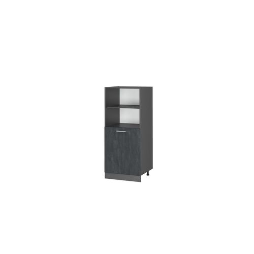 4066731405022 - Livinity Vorratsschrank R-Line Schwarz Beton Anthrazit 60 cm kleine Tür 4066731405022 - Livinity Vorratsschrank R-Line Schwarz Beton Anthrazit 60 cm kleine Tür