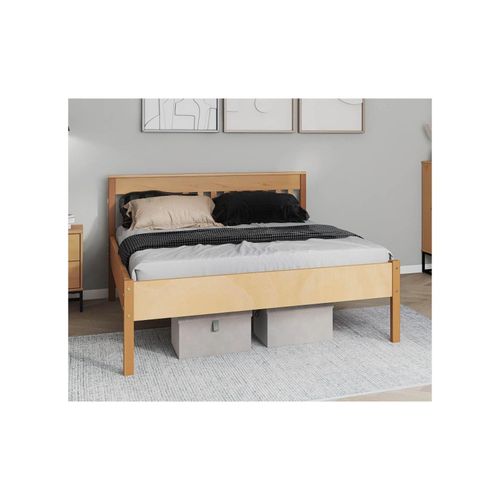 4010340230421 - Doppelbett Vivo 140x200 cm - Kiefer Massivholz - Inkl Lattenrost