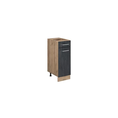 4066731404315 - Küchenschrank mit Schublade R-Line Schwarz Beton 30 cm ohne Arbeitsplatte Vicco 4066731404315 - Küchenschrank mit Schublade R-Line Schwarz Beton 30 cm ohne Arbeitsplatte Vicco