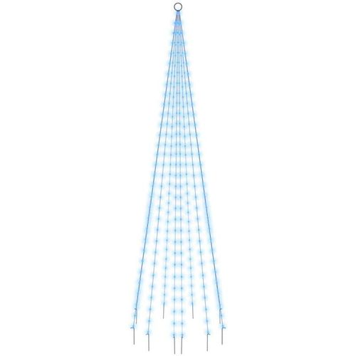 8720287069430 - Vidaxl - LED-Weihnachtsbaum für Fahnenmast Blau 310 LEDs 300 cm Blau