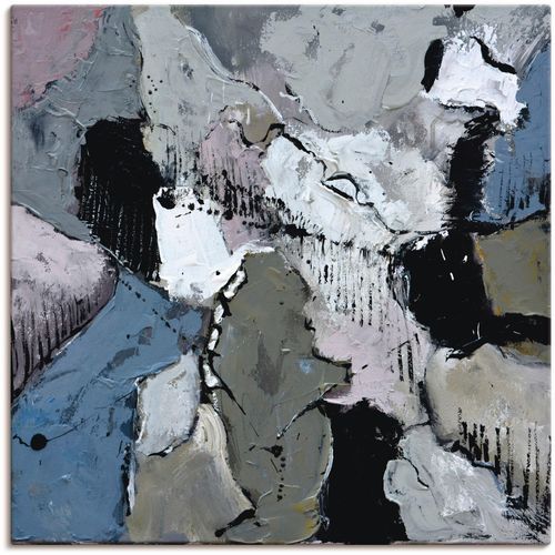 4058661157133 - Wandbild ARTLAND Abstrakt XII Bilder Gr B H 50 cm x 50 cm Leinwandbild Gegenstandslos quadratisch 1 St schwarz Bild Leinwandbild Kunstdrucke Bilder als Alubild Leinwandbild Wandaufkleber oder Poster in versch Größen