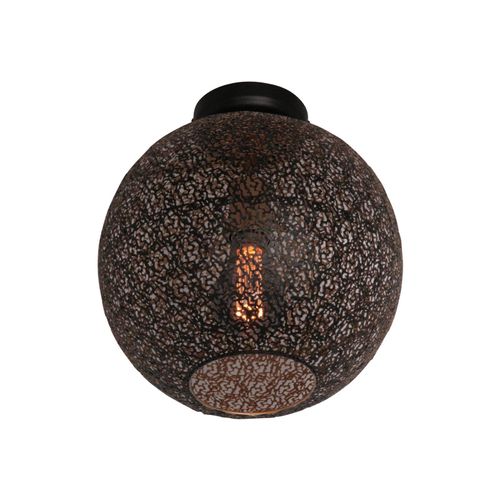 8720143020254 - Deckenlampe Oronero Ø 30 cm schwarz goldfarben Metall