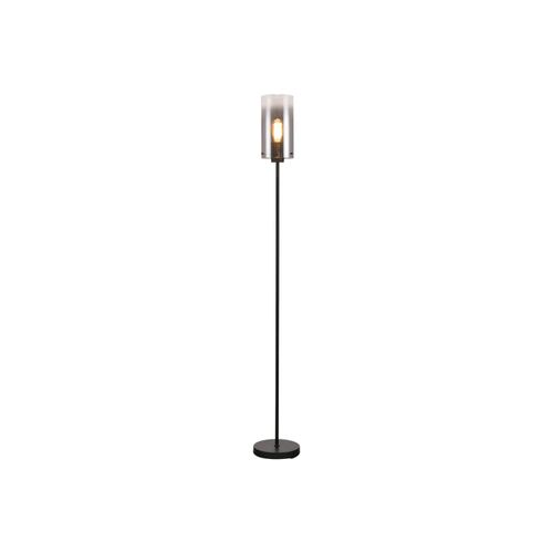 8720143022494 - Stehlampe Ventotto schwarz rauch Höhe 165 cm Metall Glas