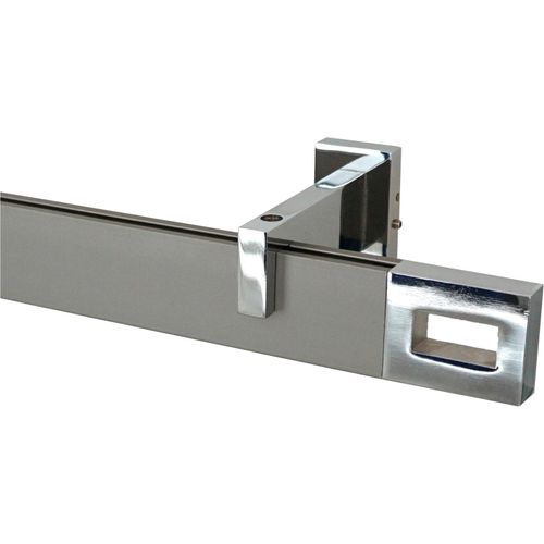 9002777157407 - Gardinenstange GARESA FLAT Gardinenstangen Gr L 410 cm 1 St 1 läufig silberfarben (vernickelt chromfarben) Kinder Gardinenstangen für Rechteckprofil Wandmontage perfekter Lauf modern verlängerbar 9002777157407 - Gardinenstange GARESA FLAT Gardinenstangen Gr L 410 cm 1 St 1 läufig silberfarben (vernickelt chromfarben) Kinder Gardinenstangen für Rechteckprofil Wandmontage perfekter Lauf modern verlängerbar