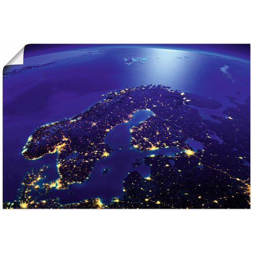 4062144059593 - Wandbild ARTLAND Skandinavien vom Weltraum Bilder Gr B H 60 cm x 40 cm Poster Weltall & Kosmos Querformat 1 St blau Bild Leinwandbild Kunstdrucke Bilder als Alubild Leinwandbild Wandaufkleber oder Poster in versch Größen 4062144059593 - Wandbild ARTLAND Skandinavien vom Weltraum Bilder Gr B H 60 cm x 40 cm Poster Weltall & Kosmos Querformat 1 St blau Bild Leinwandbild Kunstdrucke Bilder als Alubild Leinwandbild Wandaufkleber oder Poster in versch Größen