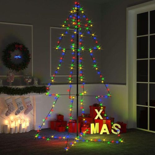 6090177602538 - The Living Store - Weihnachtsbaum Kegelform 240 LEDs Innen- und Außenbereich 118x180 cm