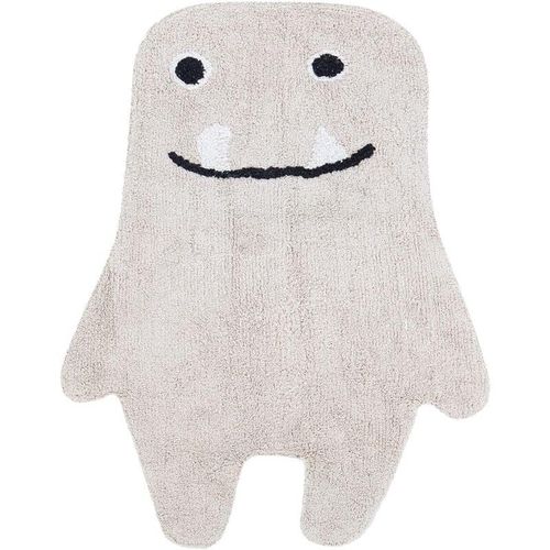 4255664863898 - Beliani - Kinderteppich Beige Baumwolle 70 x 100 cm Monster Form Handgewebt Modern Stil Kinderzimmer Babyzimmer