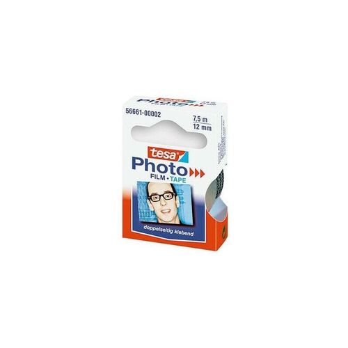 4042448030733 - tesa doppelseitiges Klebeband Photo Film  Nachfüllrolle 12 mm  x 75 m transparent