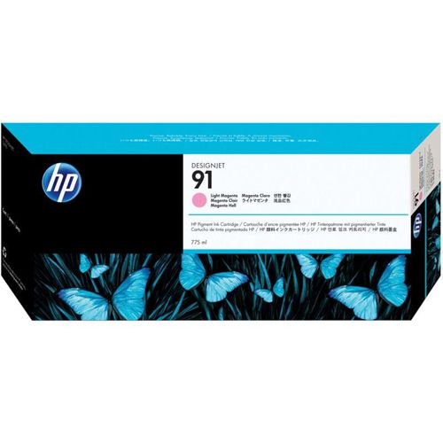 0882780987258 - Hewlett Packard - hp 91 775 ml pigmentblekkpatron med Vivera-blekk lys magenta Druckerpatrone 1 Stück(e) Original Helle Magenta