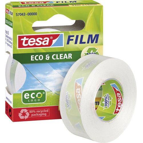 4042448164926 - tesa 57043-00000-01 tesafilm Eco & Clear Transparent (L x B) 33 m x 19 mm 1 St