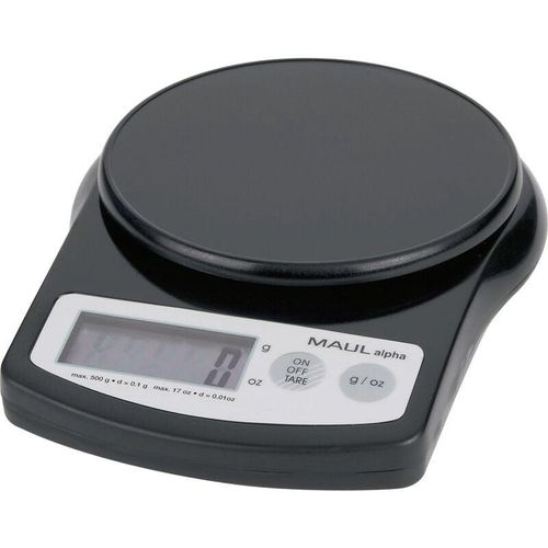 4002390047401 - MAULalpha 500G 16405 90 Briefwaage Wägebereich (max) 05 kg Ablesbarkeit 01 g batteriebetrieben Schwarz