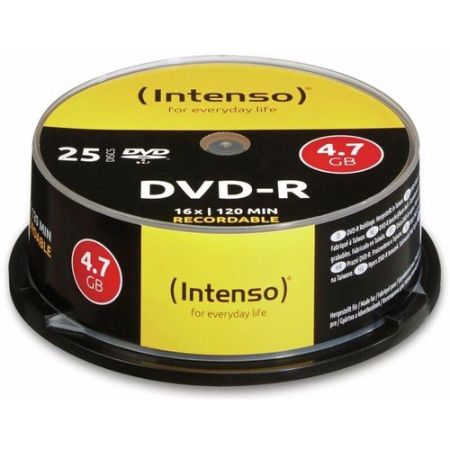 4034303004331 - 7GB 16x Speed DVD-R 12cm 1x25 Intenso DVD-R 47GB 16x Speed Cakebox 4101154 4034303004331