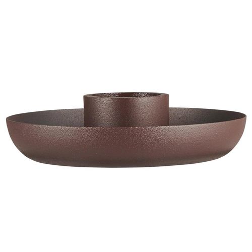 5709898333379 - Kerzenhalter für Stabkerze Ø 13 cm Höhe 35 cm braun 5709898333379 - Kerzenhalter für Stabkerze Ø 13 cm Höhe 35 cm braun