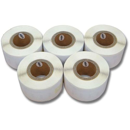 4251123962973 - Set 5x Etiketten-Rolle 28mm x 89mm (130 Etiketten) kompatibel mit Dymo LabelWriter 330 Turbo ii 400 Turbo 400 Duo Etiketten-Drucker - Vhbw