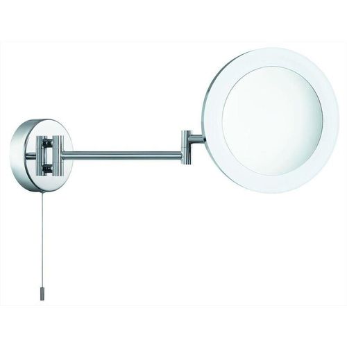 5053423048758 - Bathroom Mirrors - LED-Schwenkvergrößerung Badezimmerspiegel Chrom IP44 - Searchlight