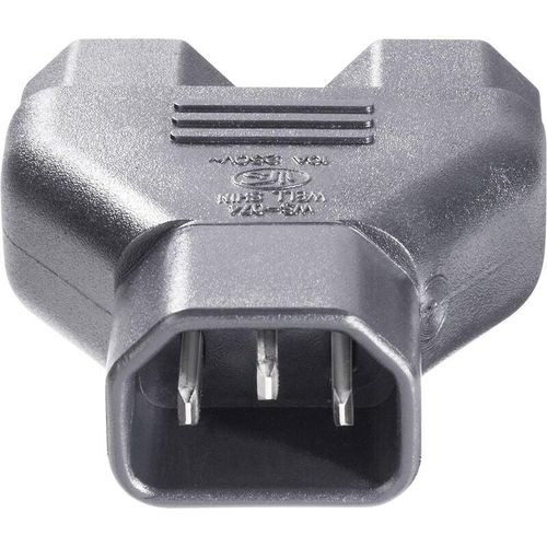 4011376711984 - Bkl Electronic - 073331 Kaltgeräte-Adapter Kaltgeräte-Stecker C14 - Kaltgeräte-Buchse C13 Kaltgeräte-