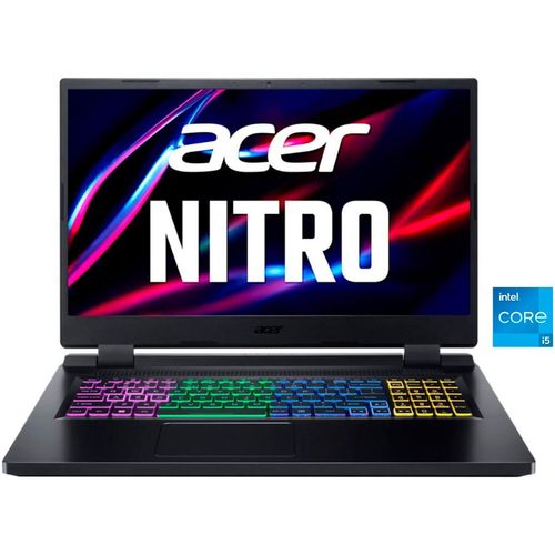 4711121824012 - ACER Gaming-Notebook AN517-55-56BH Notebooks Gr 16 GB RAM 1000 GB SSD Core i5 schwarz 17 Notebook