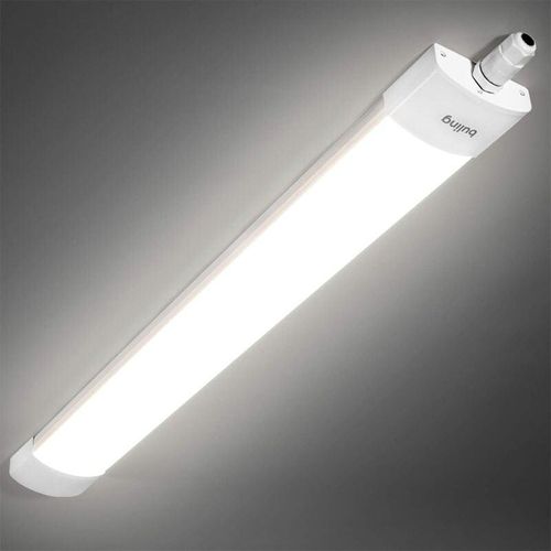 6919683266808 - 1 Stück Buling led Feuchtraumleuchte 150CM Led Röhre mit Reihenschaltung IP66 Wasserfest 4000K NeutralWeiß Werkstattlampe 42W 4200LM Deckenleuchte