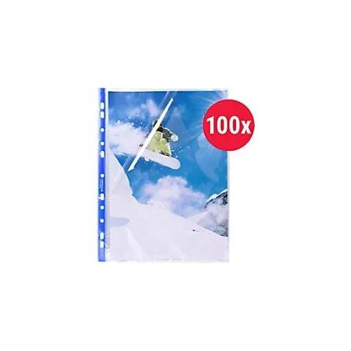 3130632058753 - Stop Doc Klarsichthüllen Glatt Transparent 11 Löcher 5875E 100 Stück