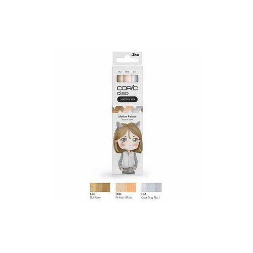 4013695266831 - COPIC Ciao Mellow Palette Layoutmarker-Set farbsortiert 10 + 60 mm 4013695266831 COPIC 3 Stück