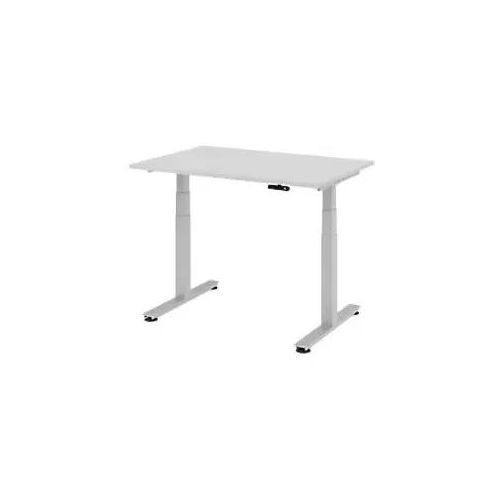 4032062147771 - Schreibtisch Ergonomic Aktiv XDSM VXDSM12 5 S ergonomisch grau rechteckig 120x80 cm (BxT) elektrisch höhenverstellbar 4032062147