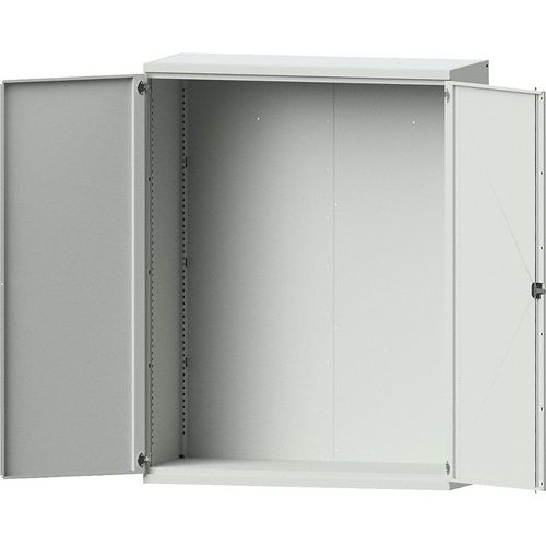4014641095482 - eurokraft pro Schwerlastschrank JUMBO aus Stahlblech Leerschrank ohne Mitteltrennwand lichtgrau lichtgrau
