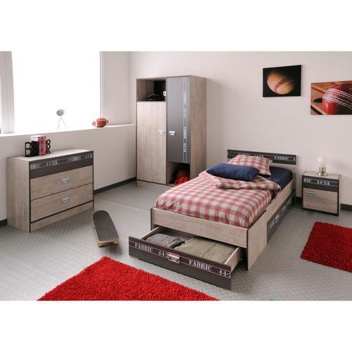 4251105906377 - Kinder- und Jugendzimmer 4-tlg Fabric 1 Esche-grau 4251105906377 - Kinder- und Jugendzimmer 4-tlg Fabric 1 Esche-grau