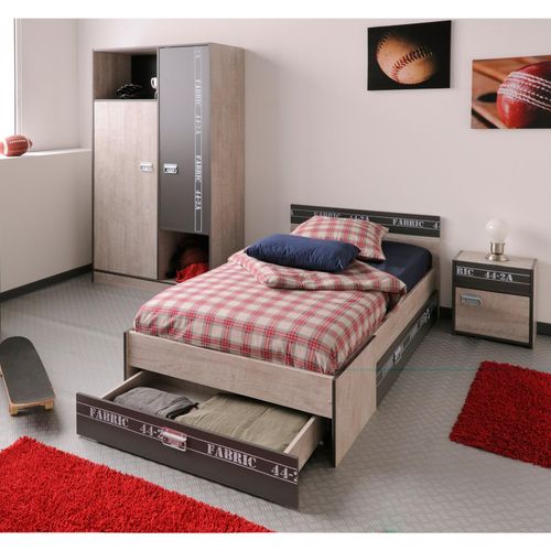 4251105906384 - Kinder- und Jugendzimmer 3-tlg Fabric 2 Esche-grau 4251105906384 - Kinder- und Jugendzimmer 3-tlg Fabric 2 Esche-grau
